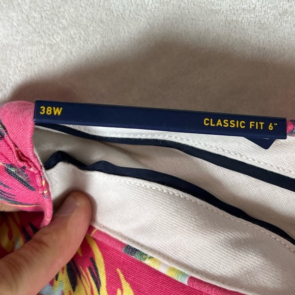 NWT Polo Ralph Lauren 38W Linen Blend 6” Inseam Classic Fit Flat Front Shorts - Picture 7 of 11